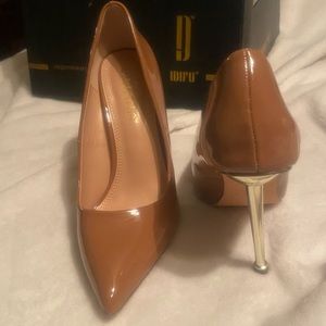 Taupe 4 inch high heel